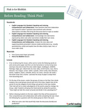 Pink is for Blobfish (7th Grade)