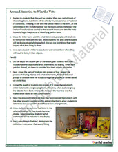 Around America to Win the Vote (2nd Grade Special Edition: Suffragette Movement)
