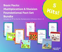 Multiplication/Division: Foundational Fact Sets Bundle