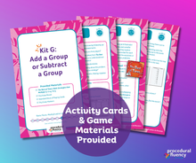 Multiplication/Division Kit G: Add a Group or Subtract a Group (PF on the Go)