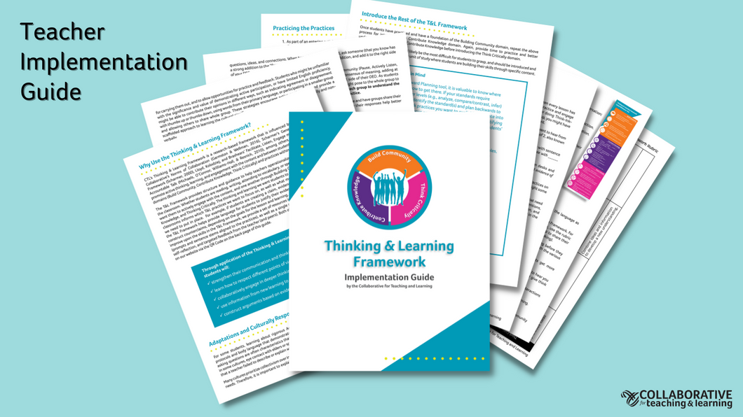 Thinking and Learning Framework Teacher Implementation Guide
