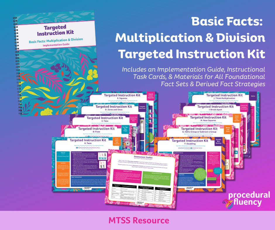 Procedural Fluency: Targeted Intervention Kit (Basic Facts: Multiplica ...